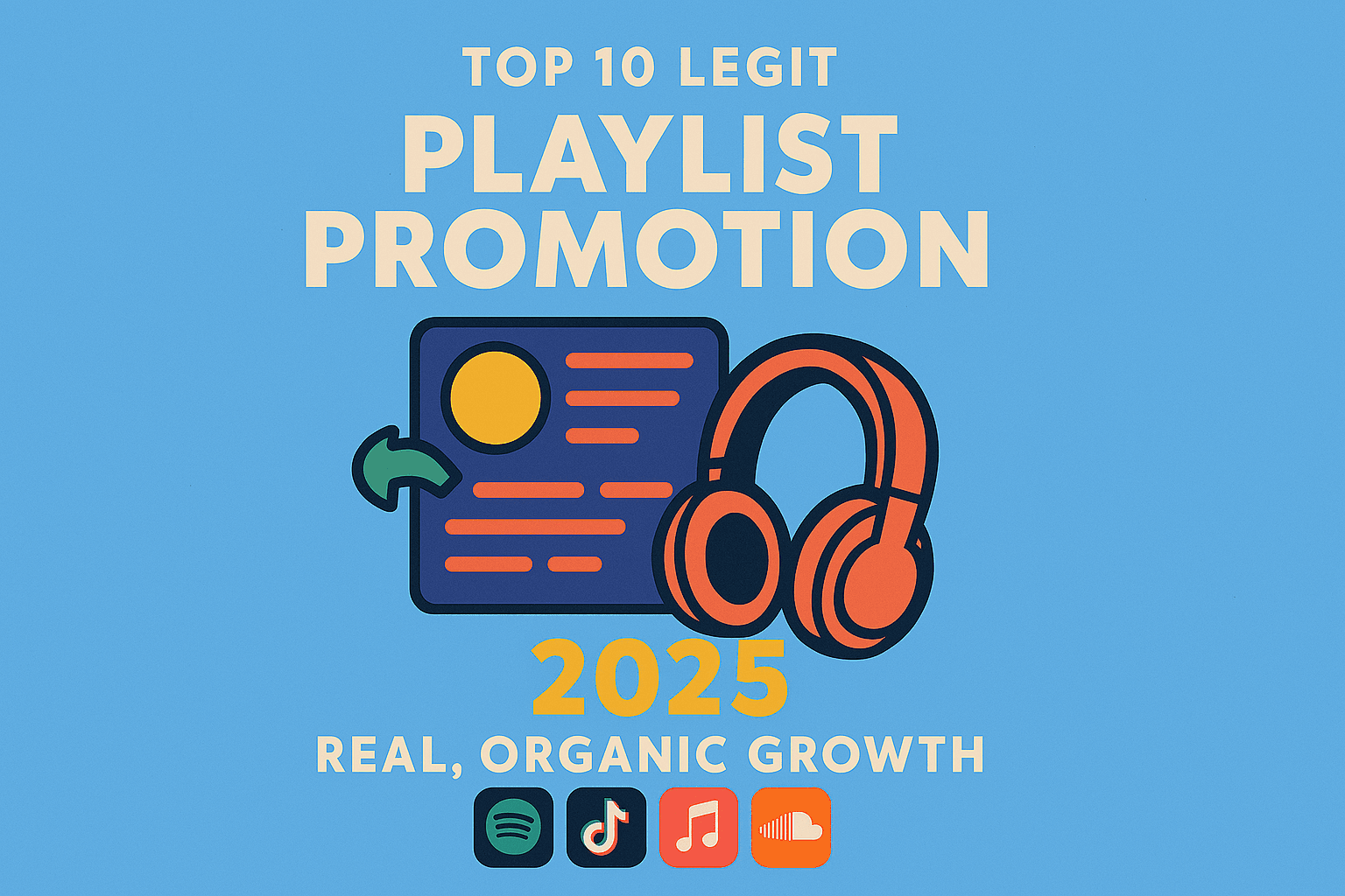Cover Image for Top 10 Legit Playlist Promotion Services (2025): Real, Organic Growth